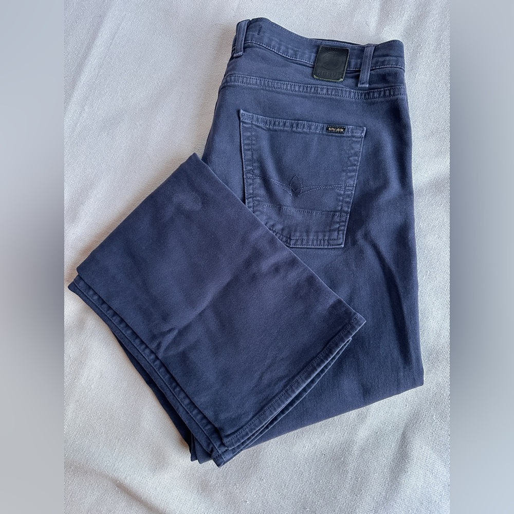 AGAVE Denim Rocker Straight Leg Relaxed Fit Jeans | indigo colored | Mens 35x34